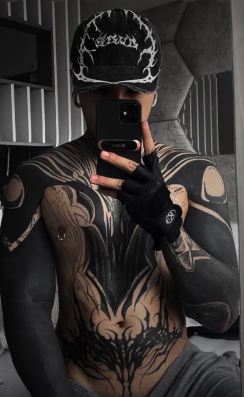 sharing you my full tattoed body