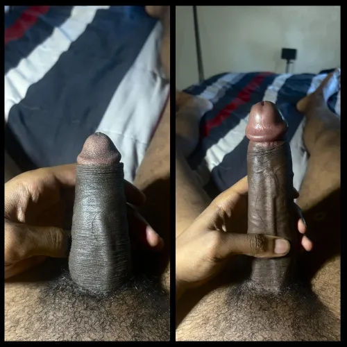 Five inches soft, Nine inches hard. 😌 Would you let me fuck? 🤔❤️