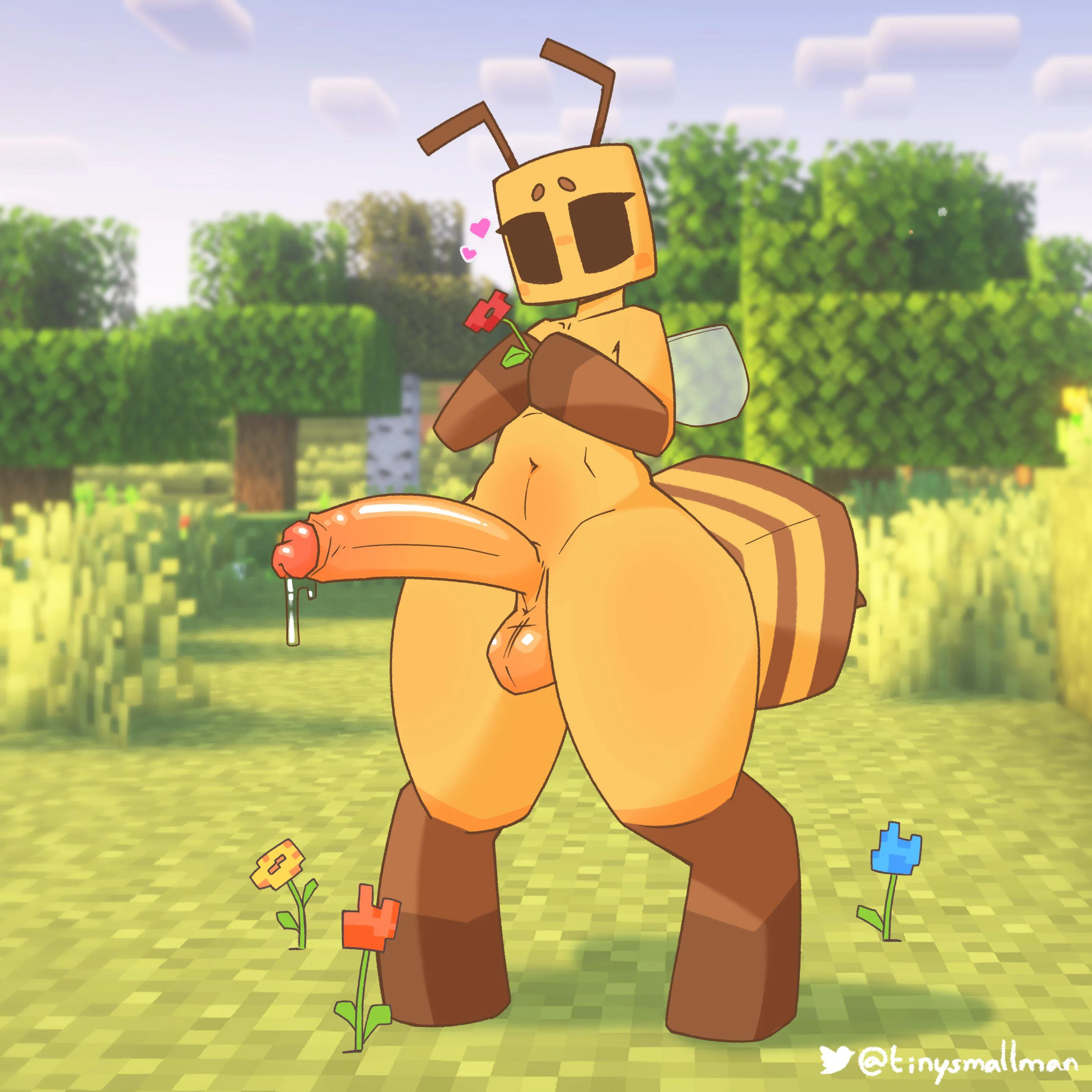 Minecraft bee [tinysmallman]