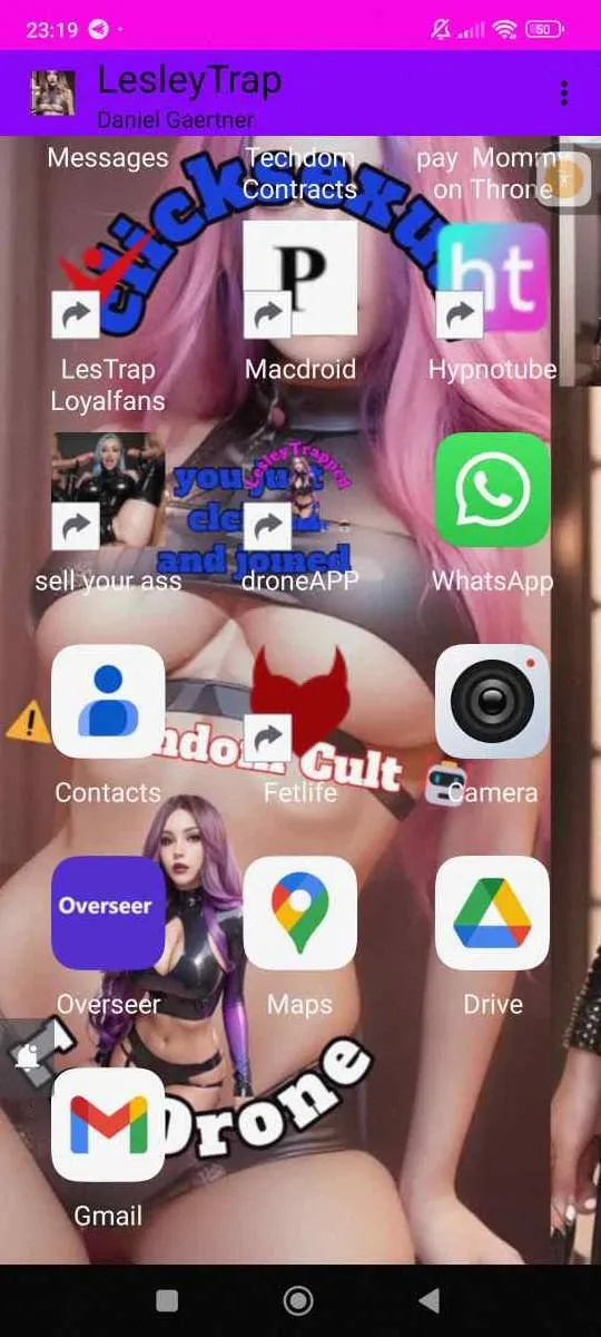 Another one trapped himself into my app by clicking links