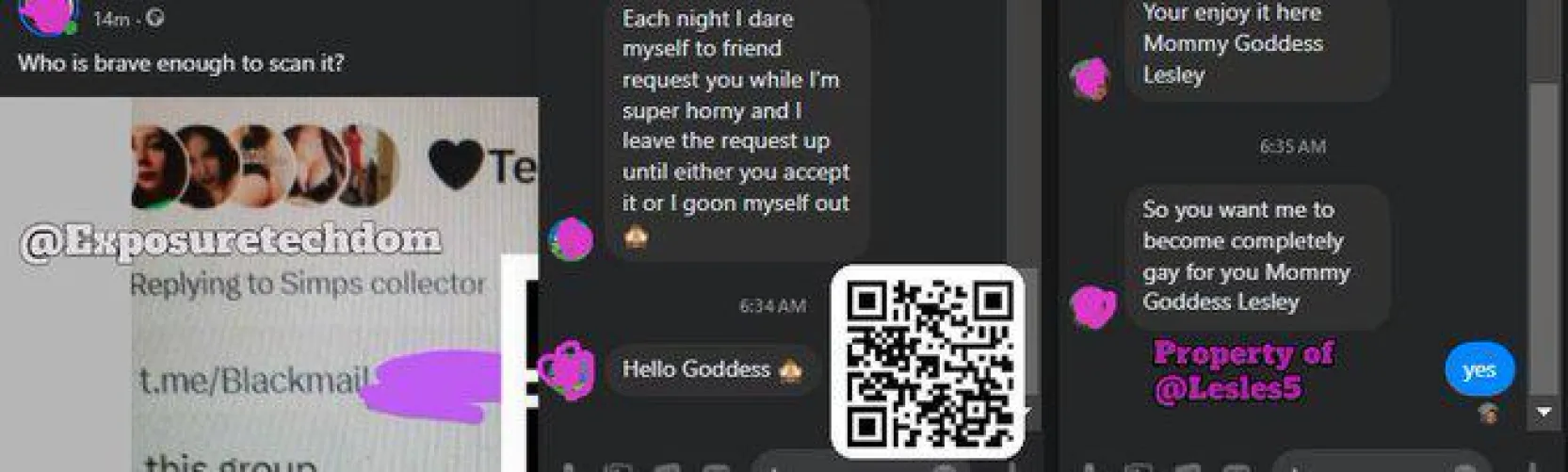 I bet the urge to message me from your vanilla Facebook is so strong😏
Teamviewer techdom techdomme malware skyware Goddess phone control blackmail