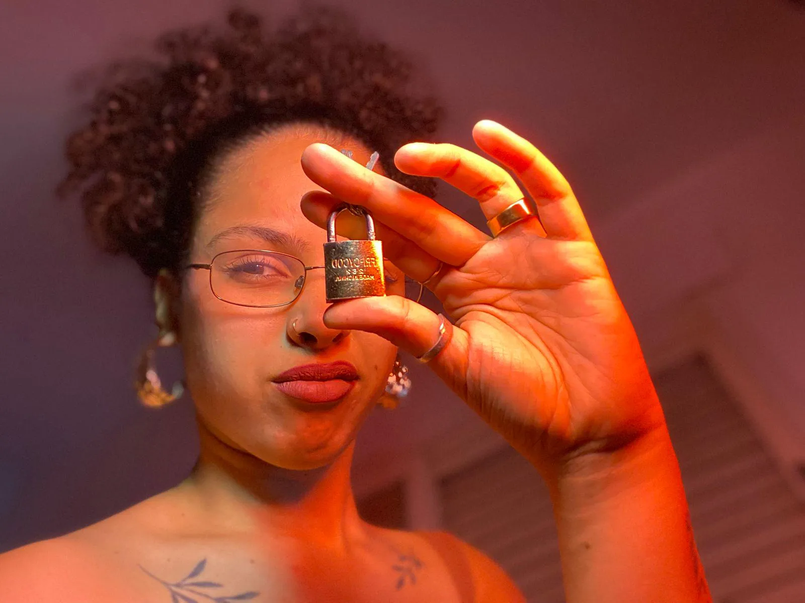 I want to see that tiny useless dick locked up, under my control