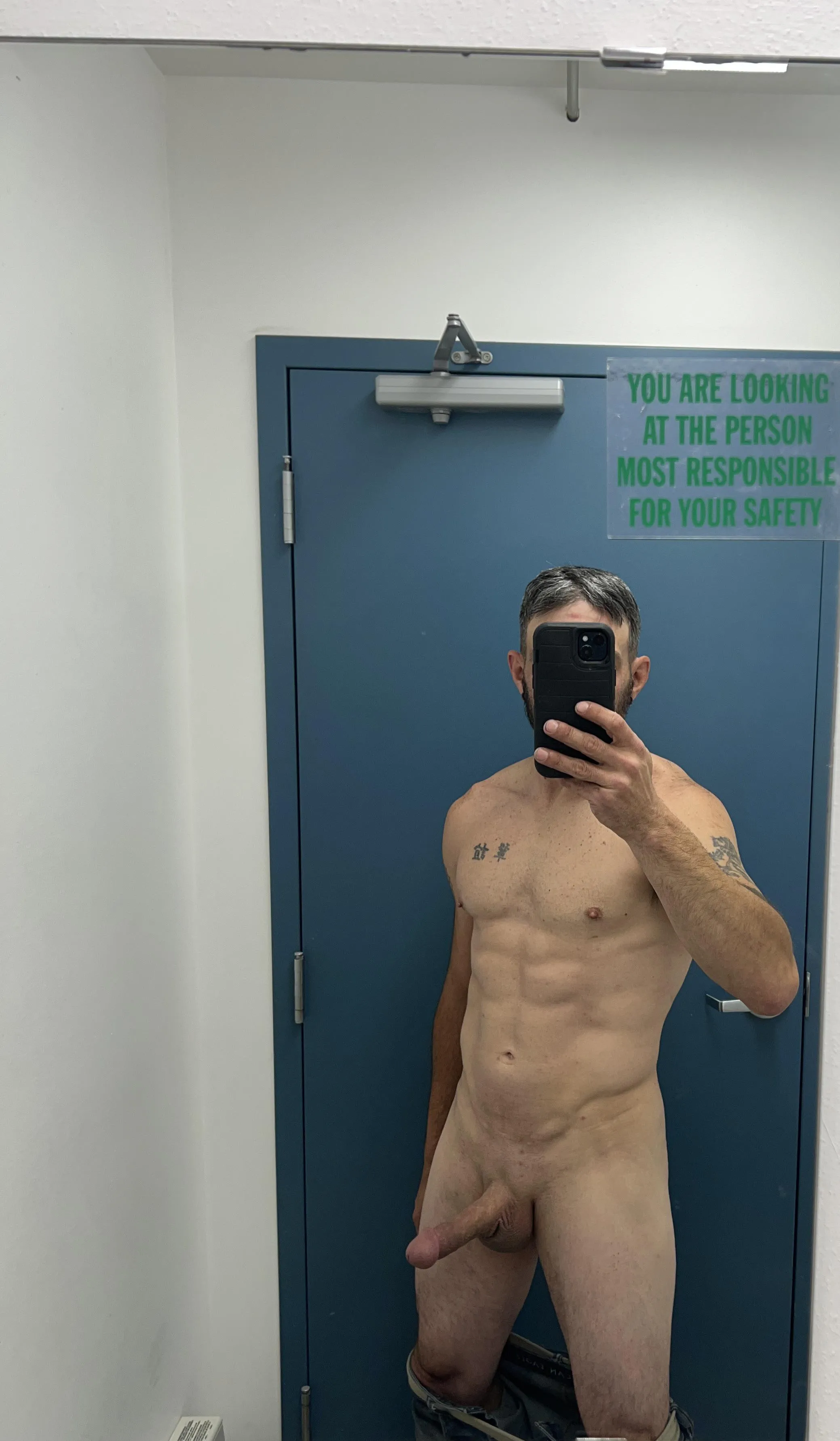 Just snapping some nudes in the bathroom at work, because fuck work.