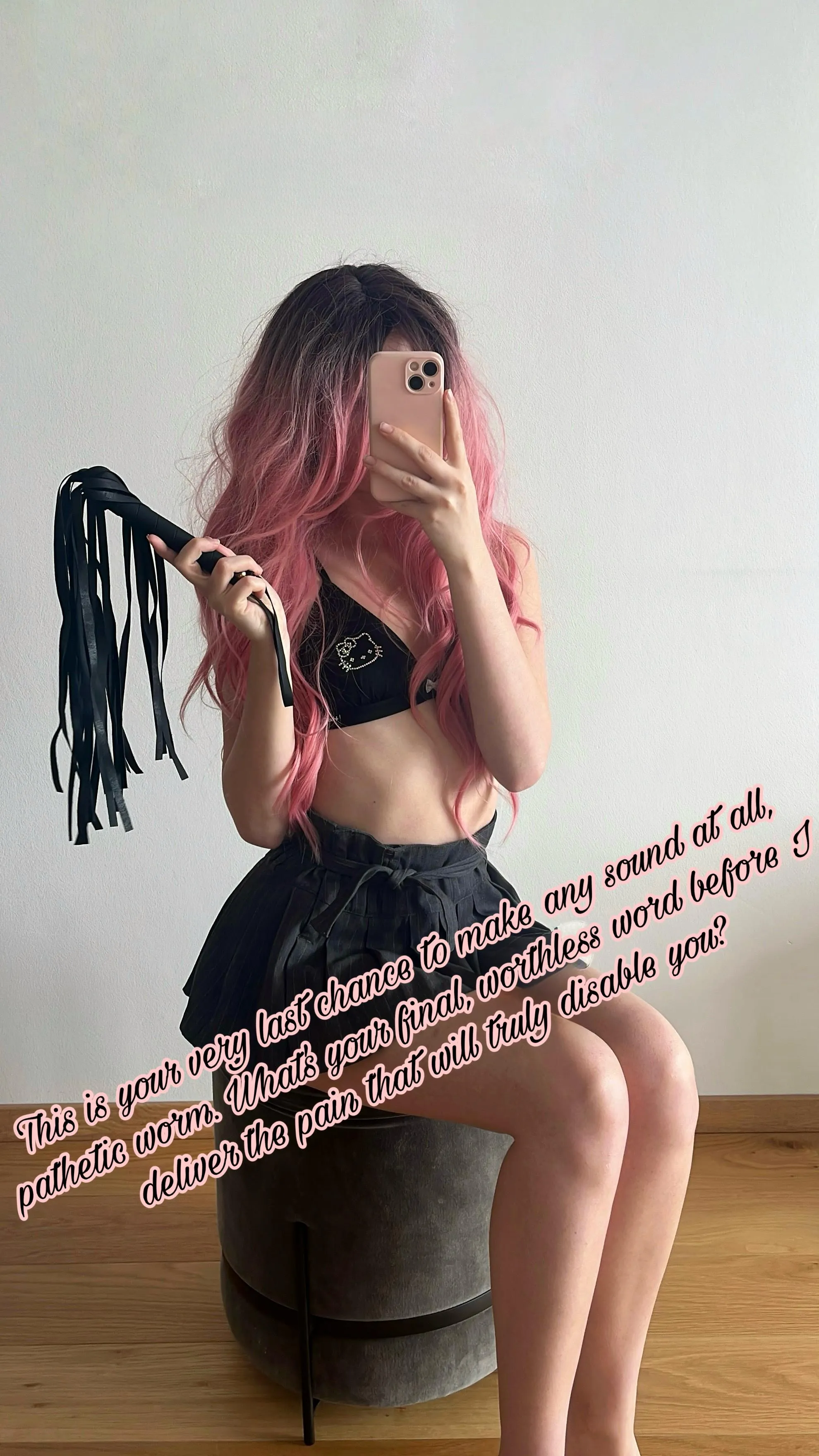 [oc] [no imagefap] Every hit is a lesson in pain, and you will learn to love your new punishment.