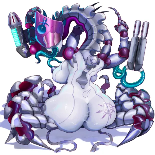 Slaaneshi Dark Mechanicum [F] by Squig_goth (OC)