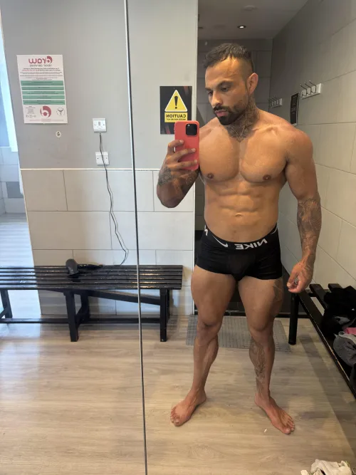 Who would worship after a strong chest day at the gym