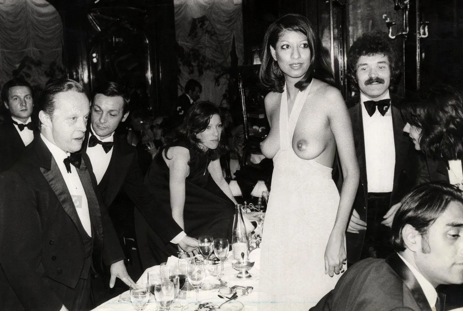 Amazing Dress at a fancy dinner party