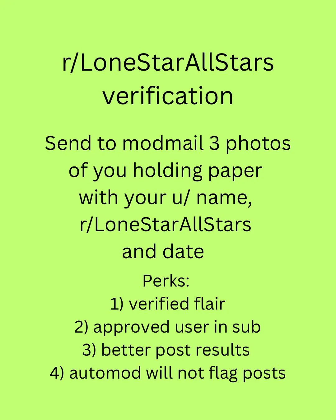 Earn verified flair, improve post performance, never have automod flag your post!