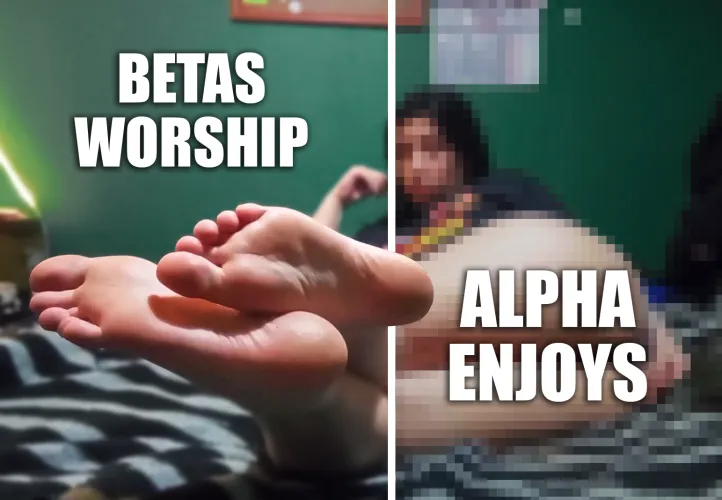 Losers only get to see my perfect soles!