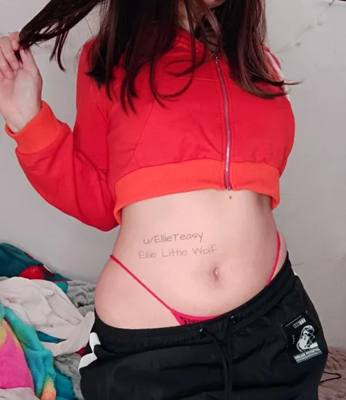 Pulled my shorts up tighter so you’d get a better peek