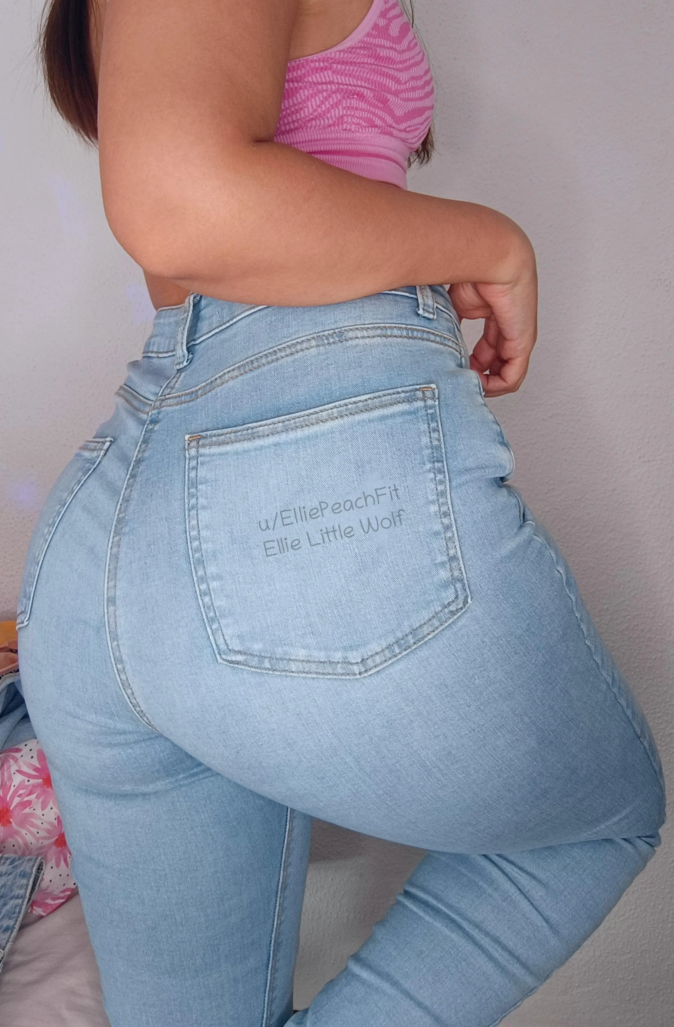 Sitting on your lap in these jeans would ruin you