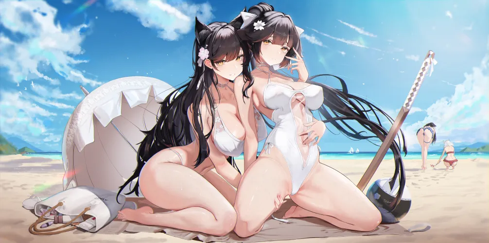 Takao & Atago [Azur Lane](4873x2423)