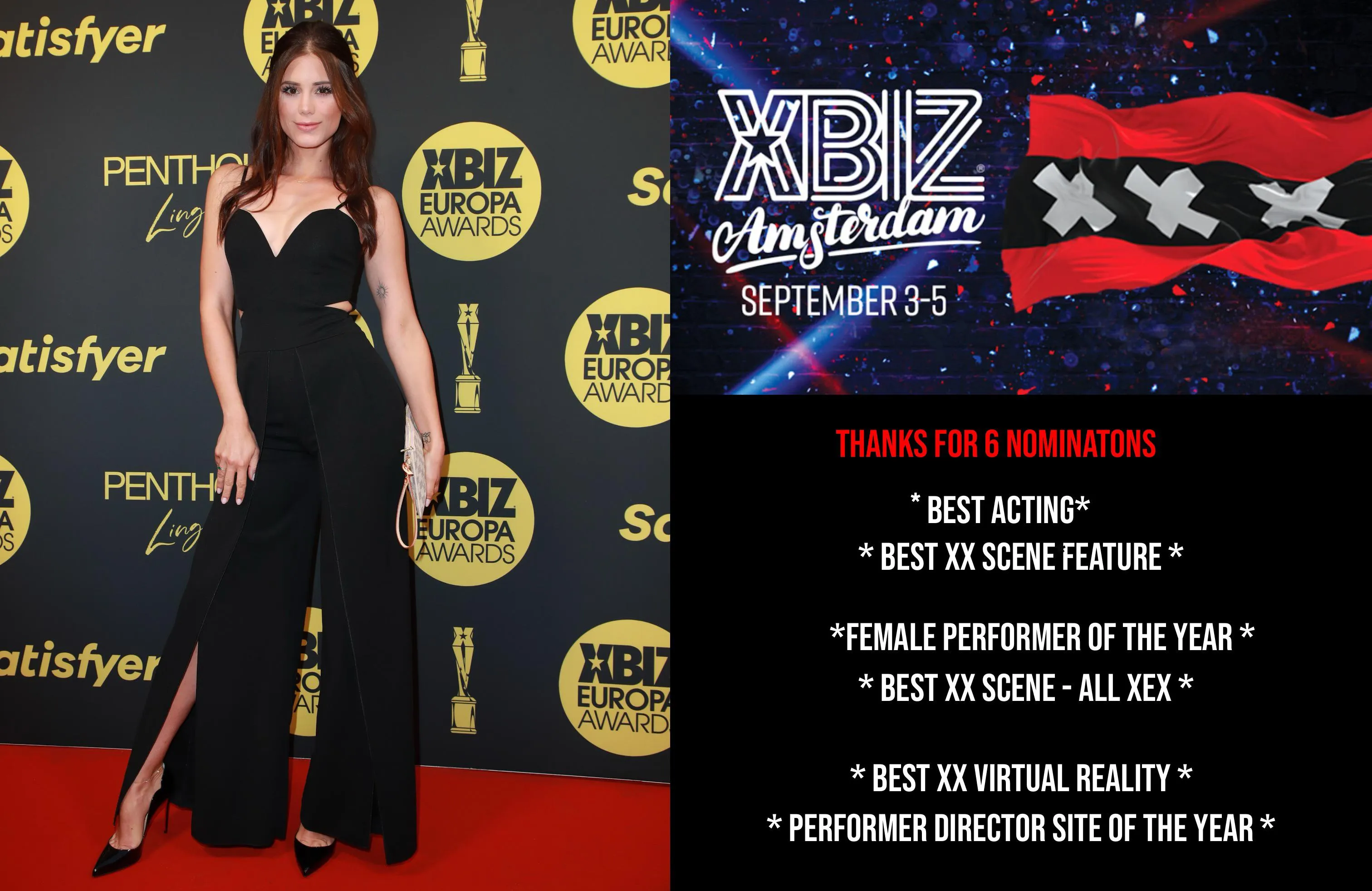#Xbiz thanks to 6 nominations