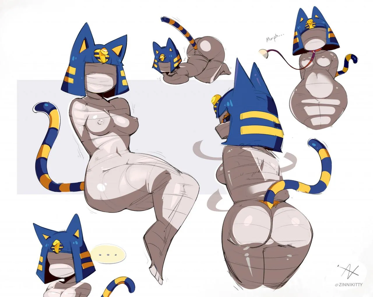 Funny Mummified Cat (zinnick) [F]