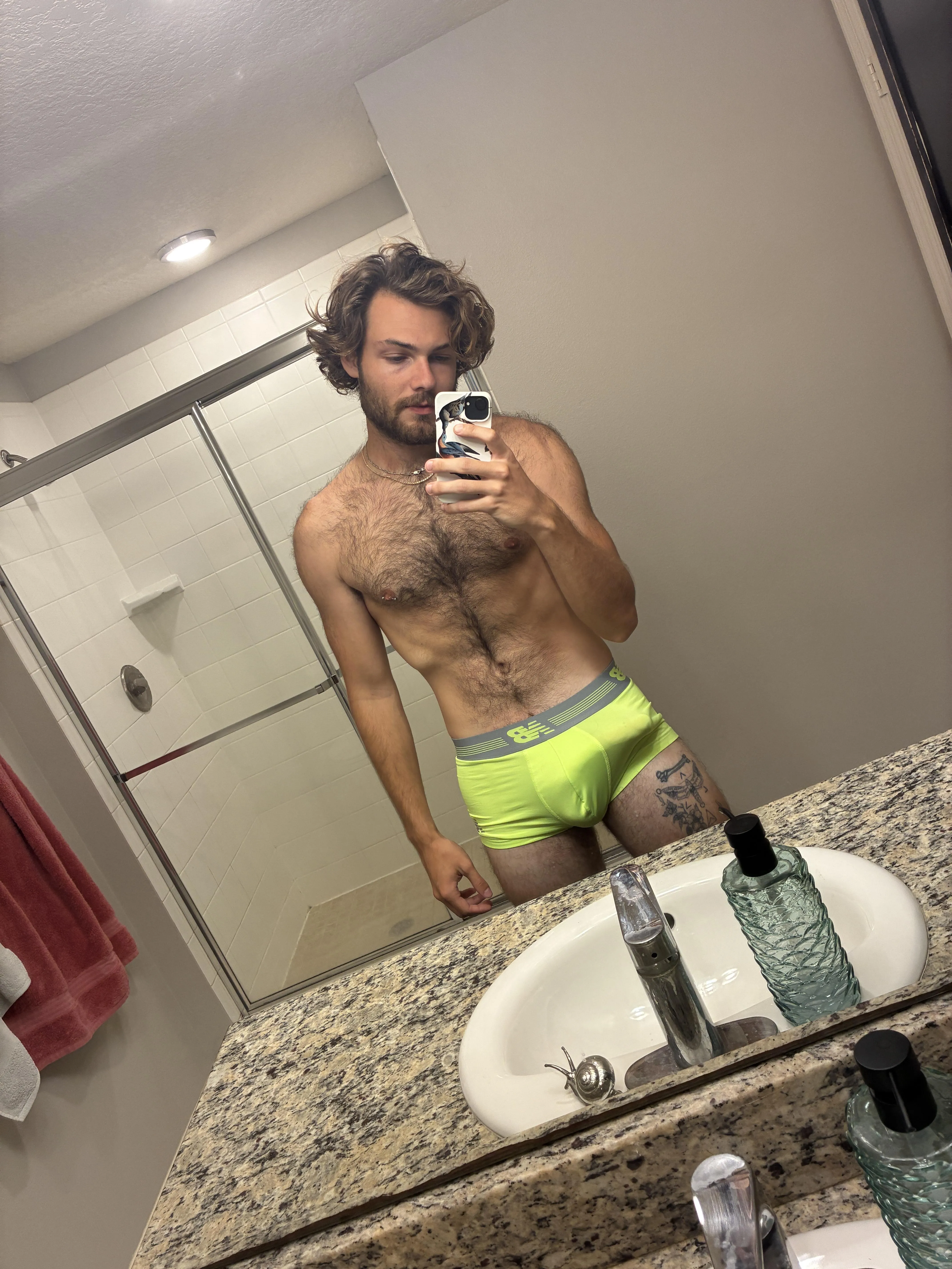 Not hiding much in these