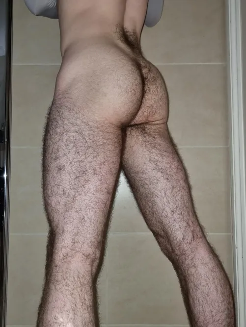 Hairy legs and butt