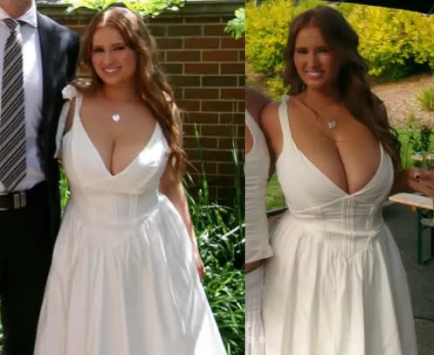 Same dress 12 months apart,