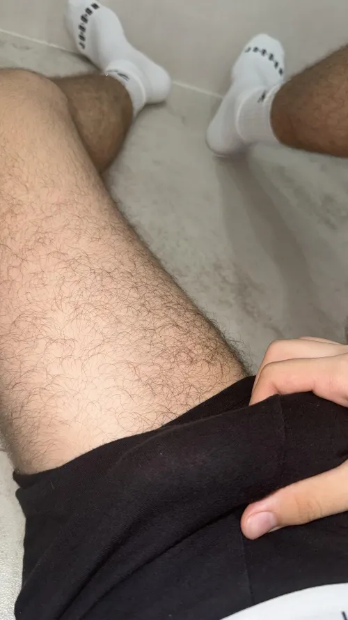 White socks and hairy legs 18yo
