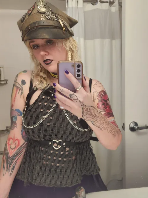 Rocking the Punk look