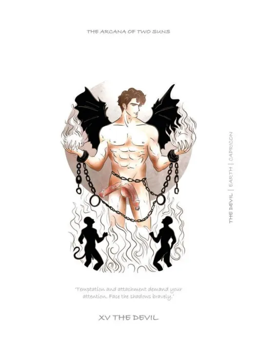 The Arcana of Two Suns - gay tarot by TY