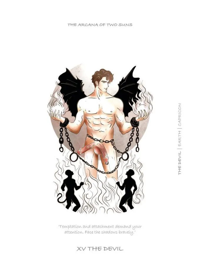 The Arcana of Two Suns - gay tarot by TY