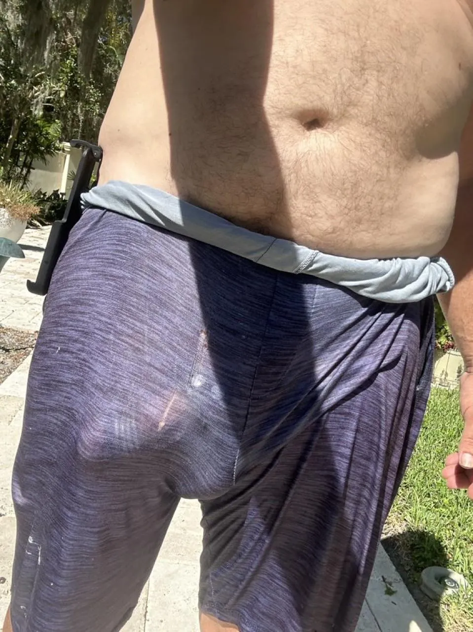 What you doing if I’m working at your house?