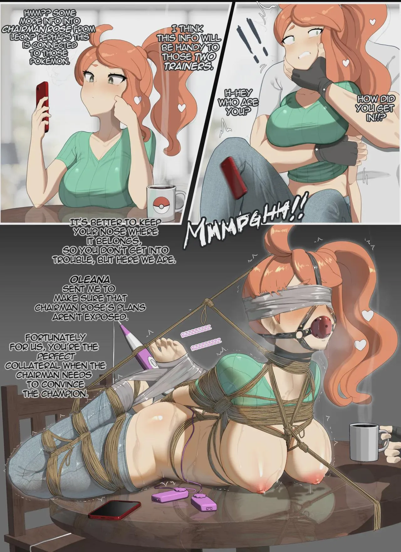 [Artist: bagelbomb] Professor Sonia, Overpowered and Bound