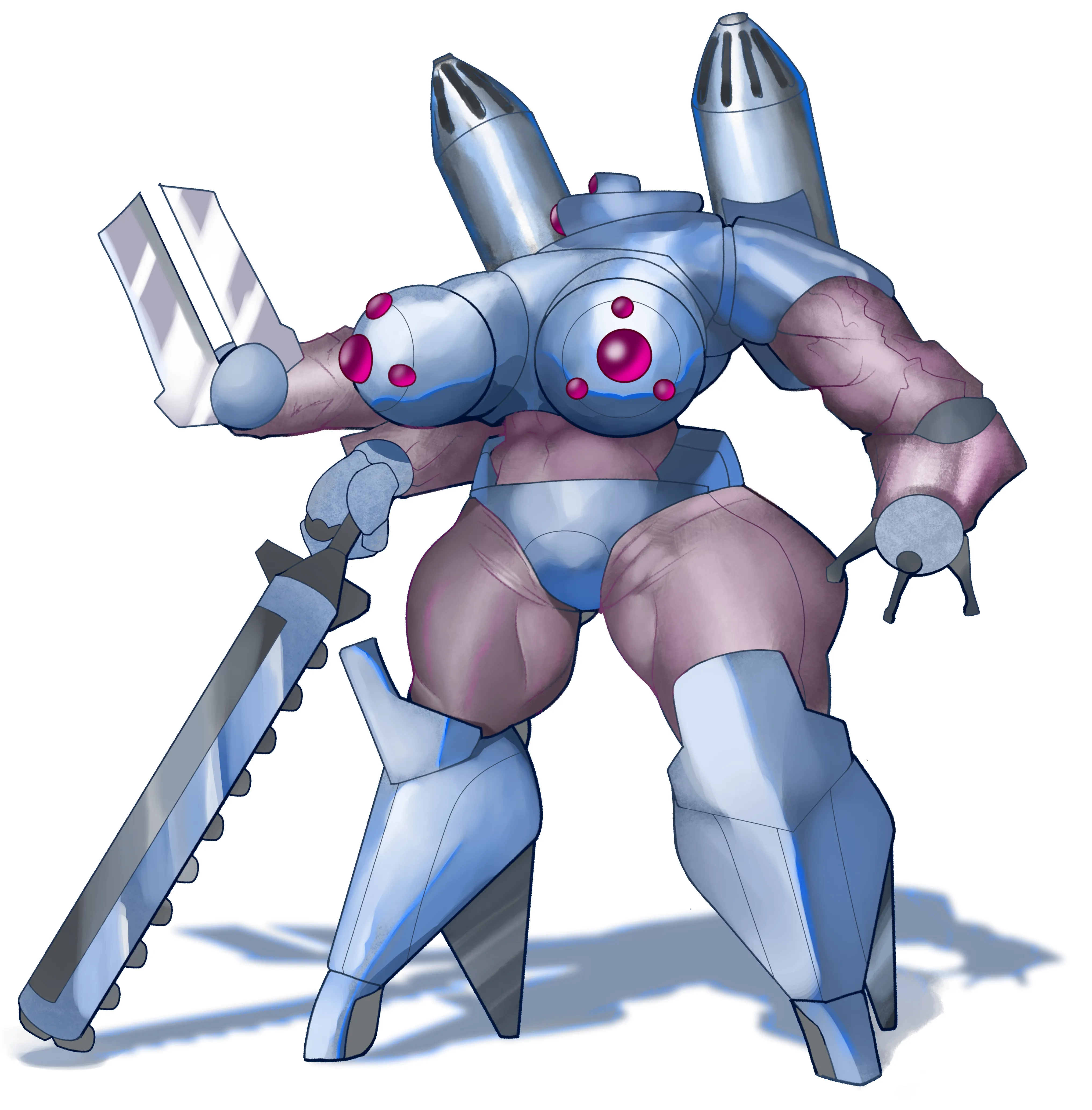 Fire support mech [F], by Squig_goth (OC)