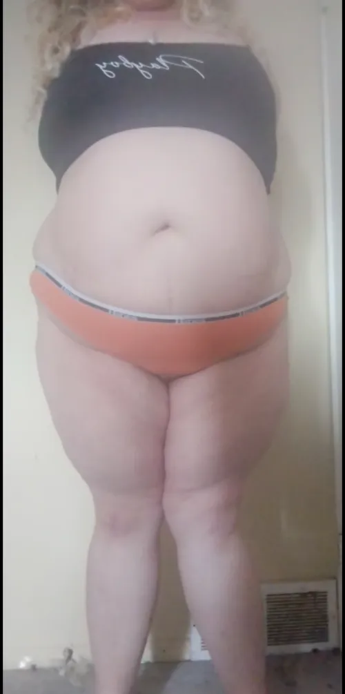 Showing off my soft belly