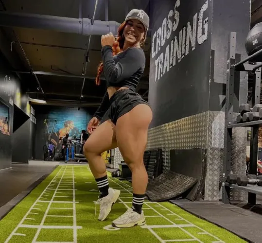 Always looking my best when I’m at the gym haha