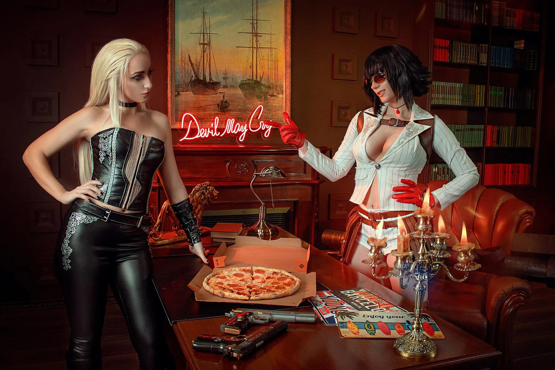 Lady and Trish from DMC by AGflower and Sevir