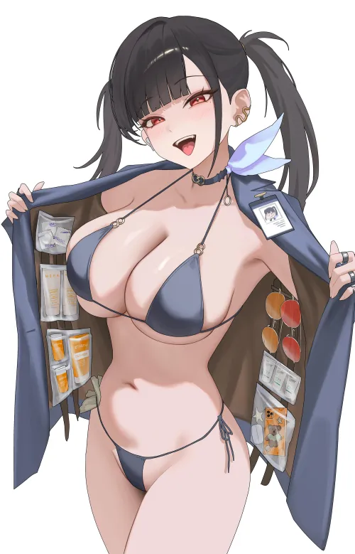 Sora Showing Off Her Bikini