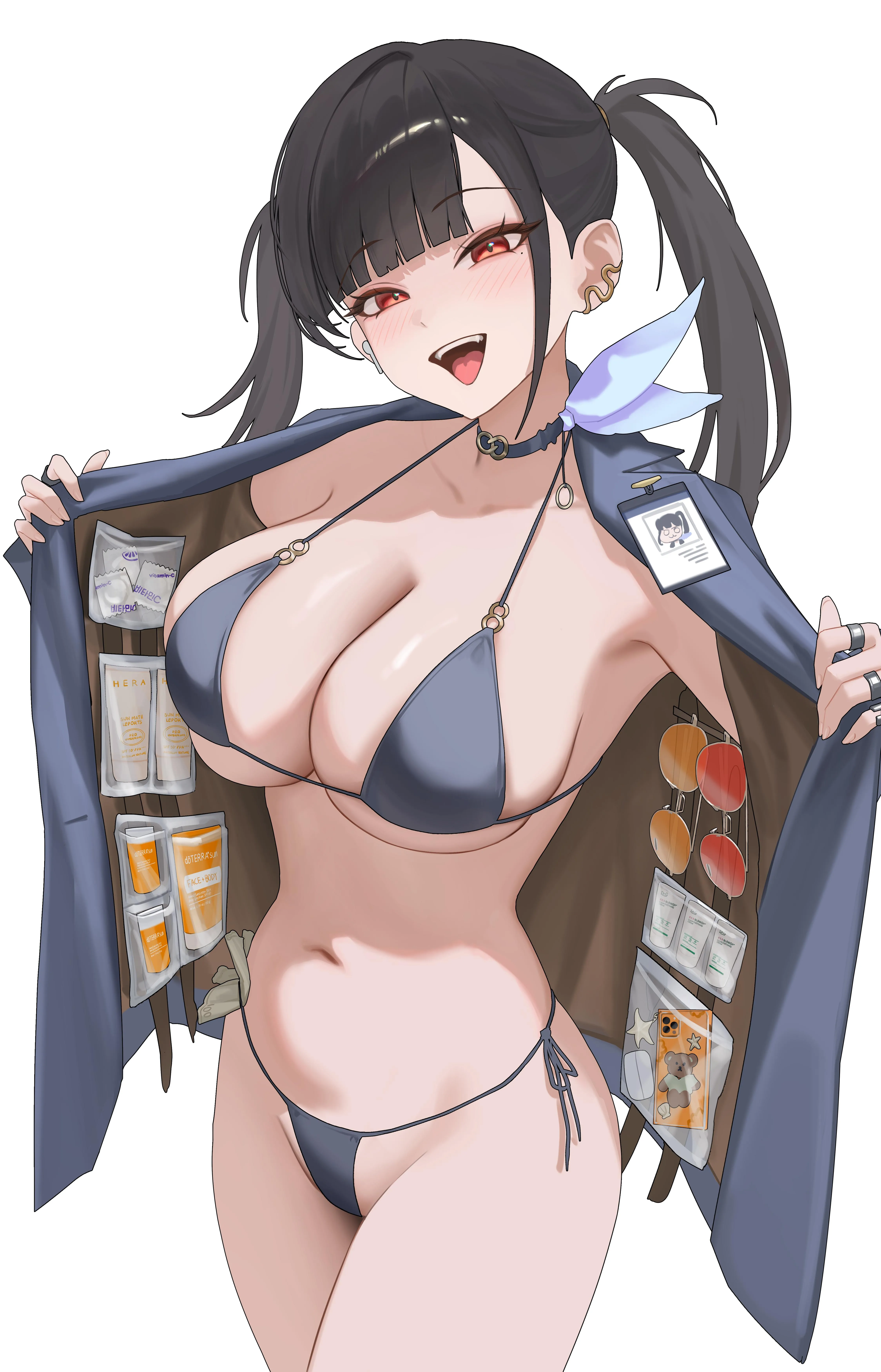 Sora Showing Off Her Bikini