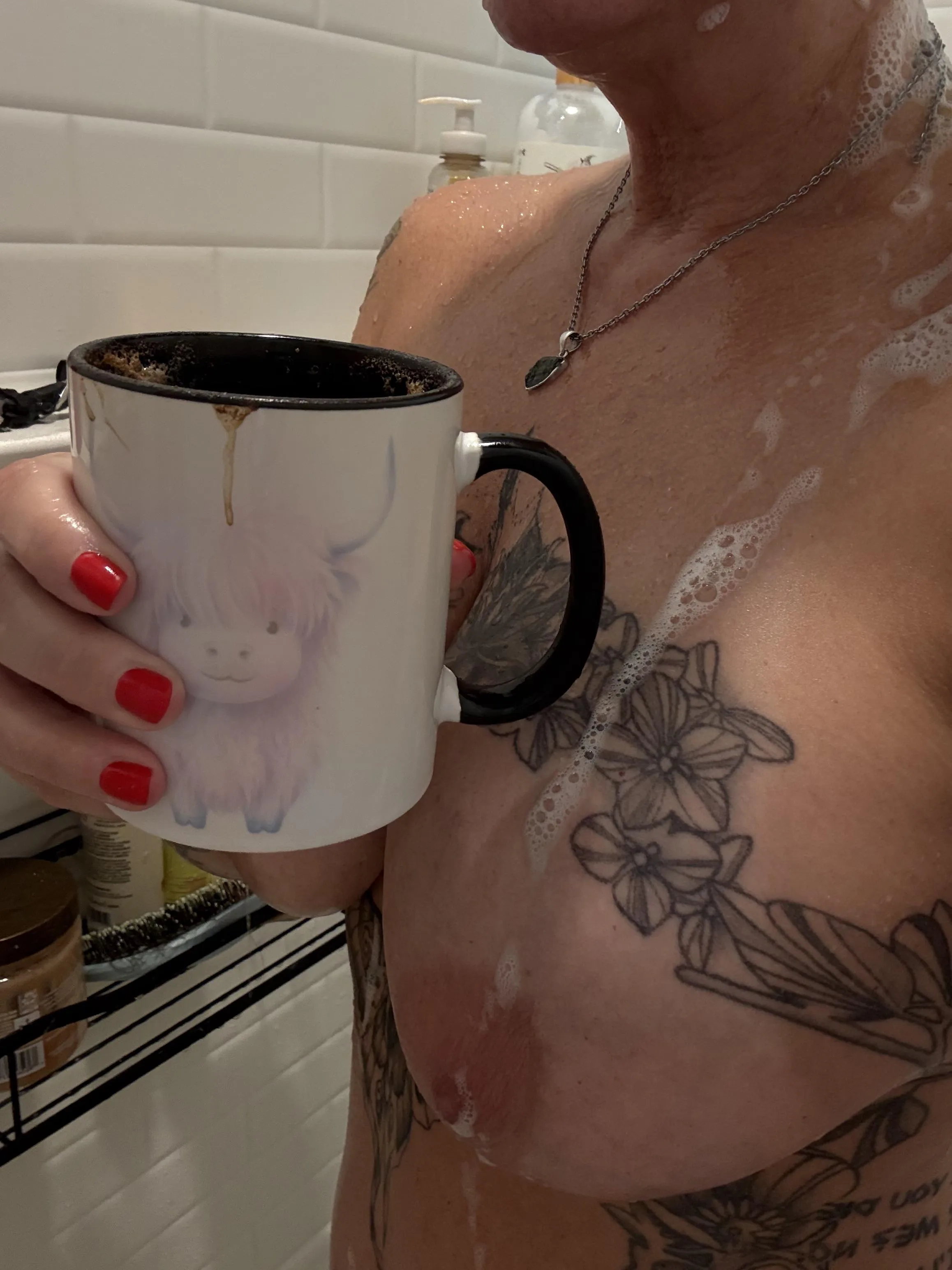 Caffeinated and soaking