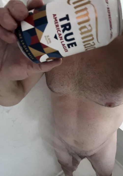 It’s still lager season in my shower.