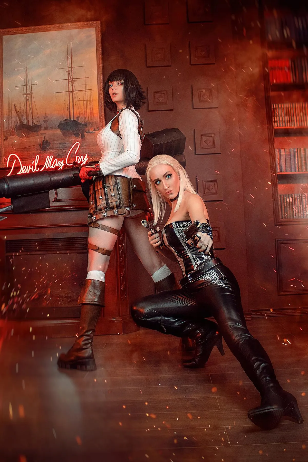 Lady and Trish from DMC by AGflower and Sevir