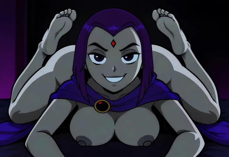 Raven's favorite pose (RavenHeart64)