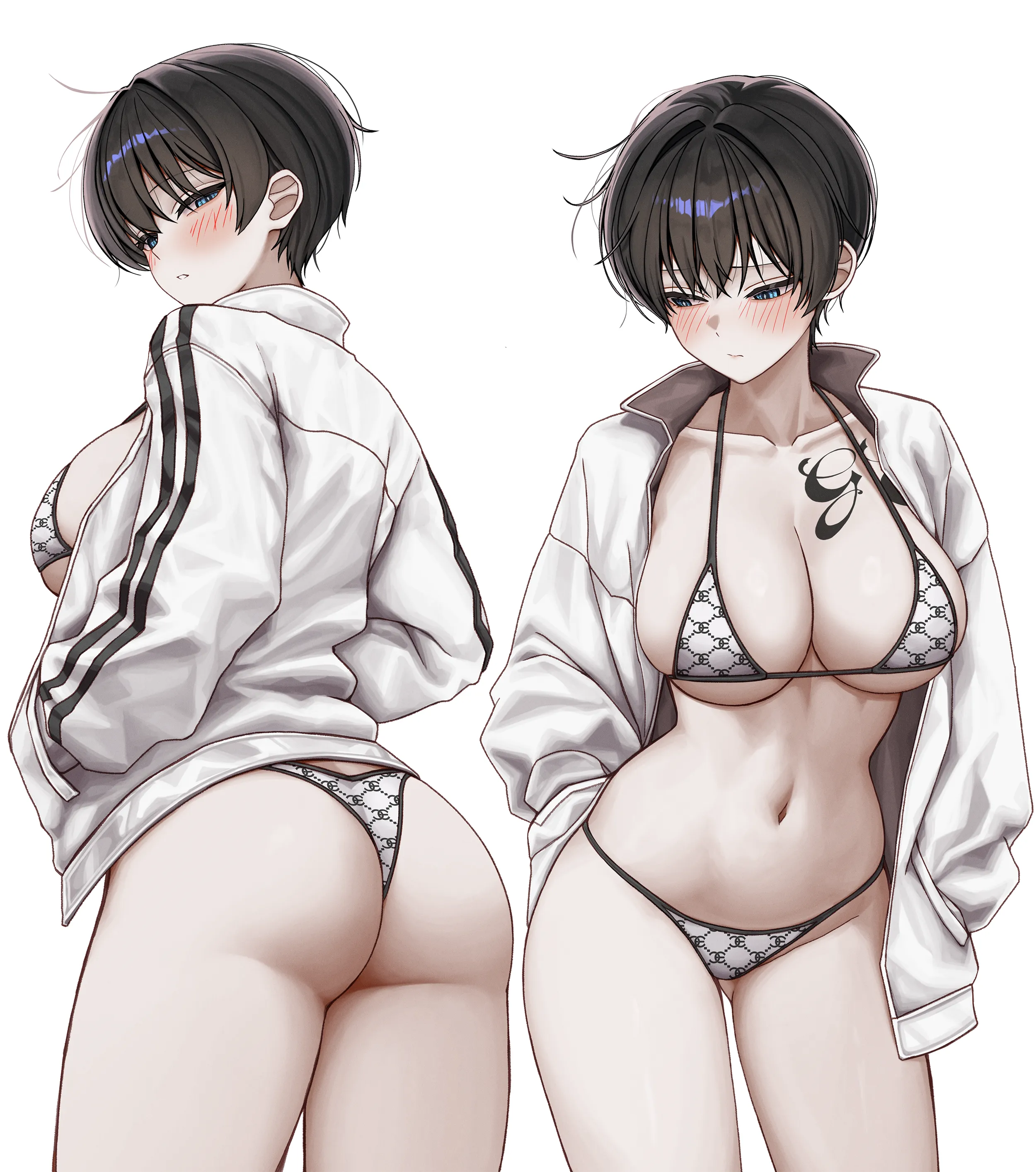 Shy to wear a swimsuit