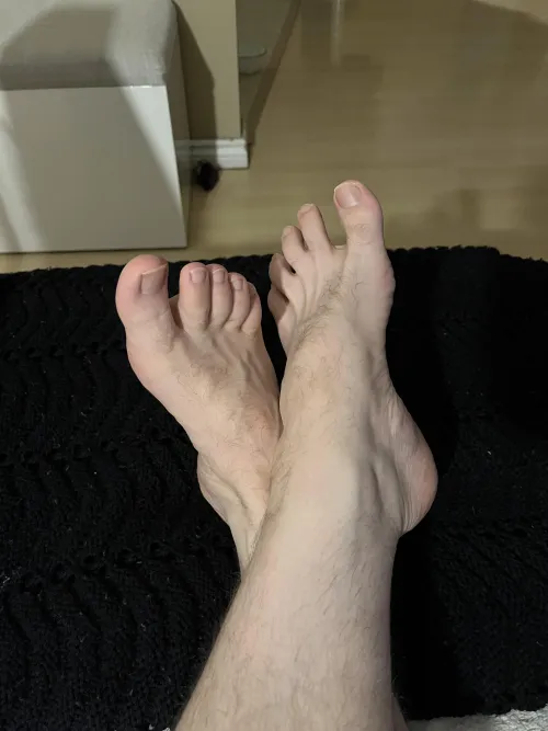 10 hours work. 2 hour walk. Sore.