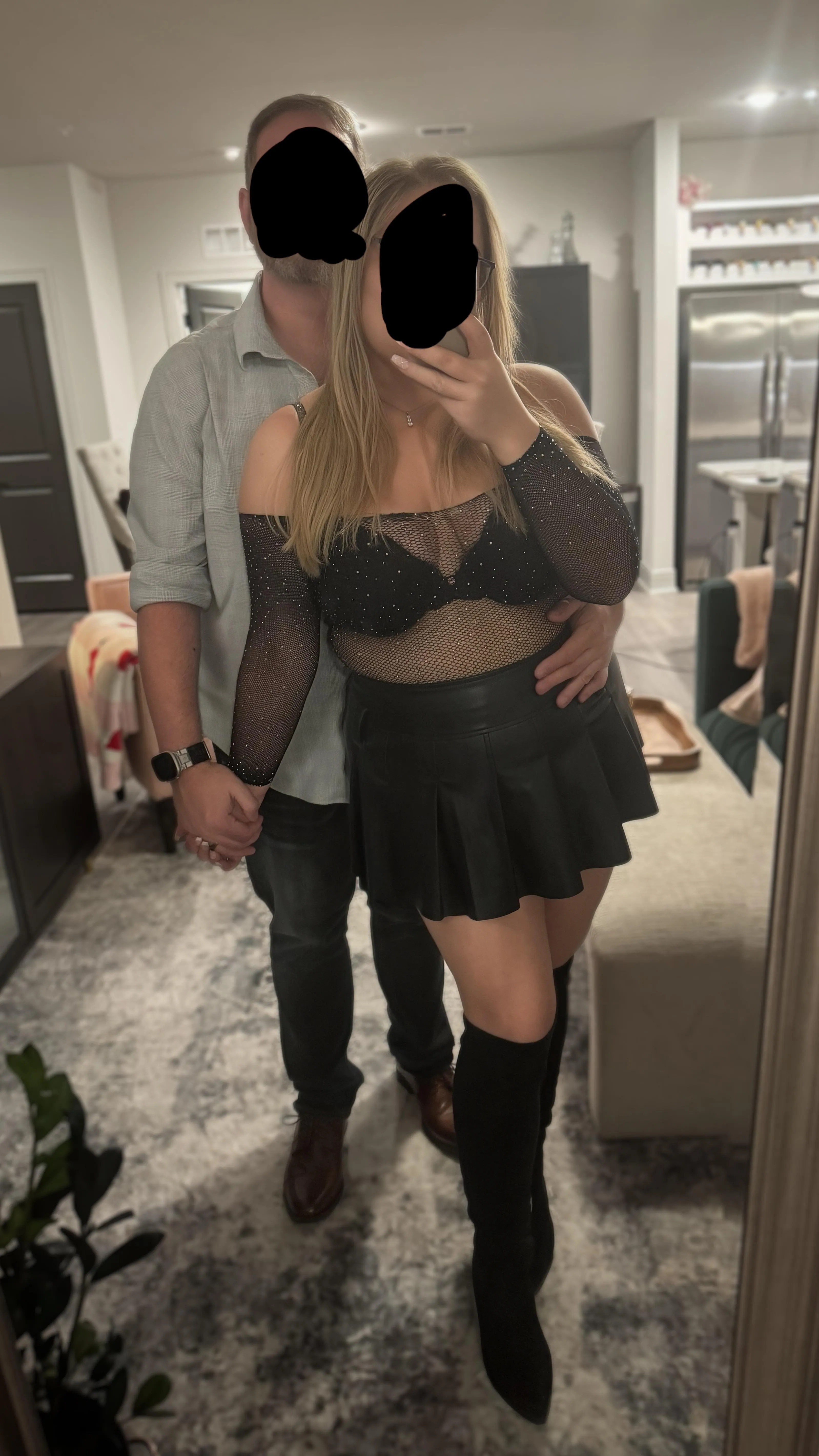 46m/35f Fun, sane couple seeking couple for good times in and out of the bedroom.