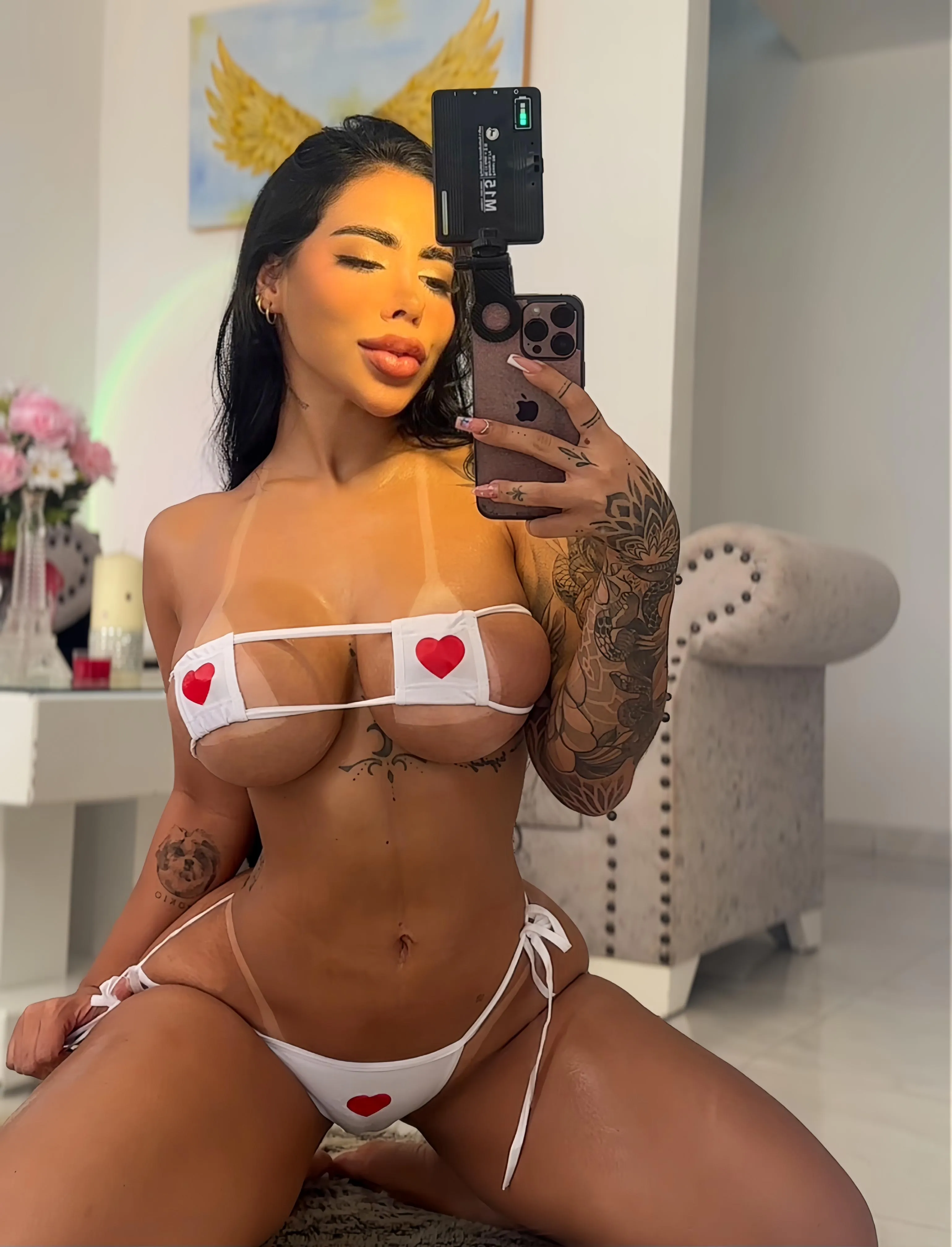 Bent just right to tease with every curve and crease.