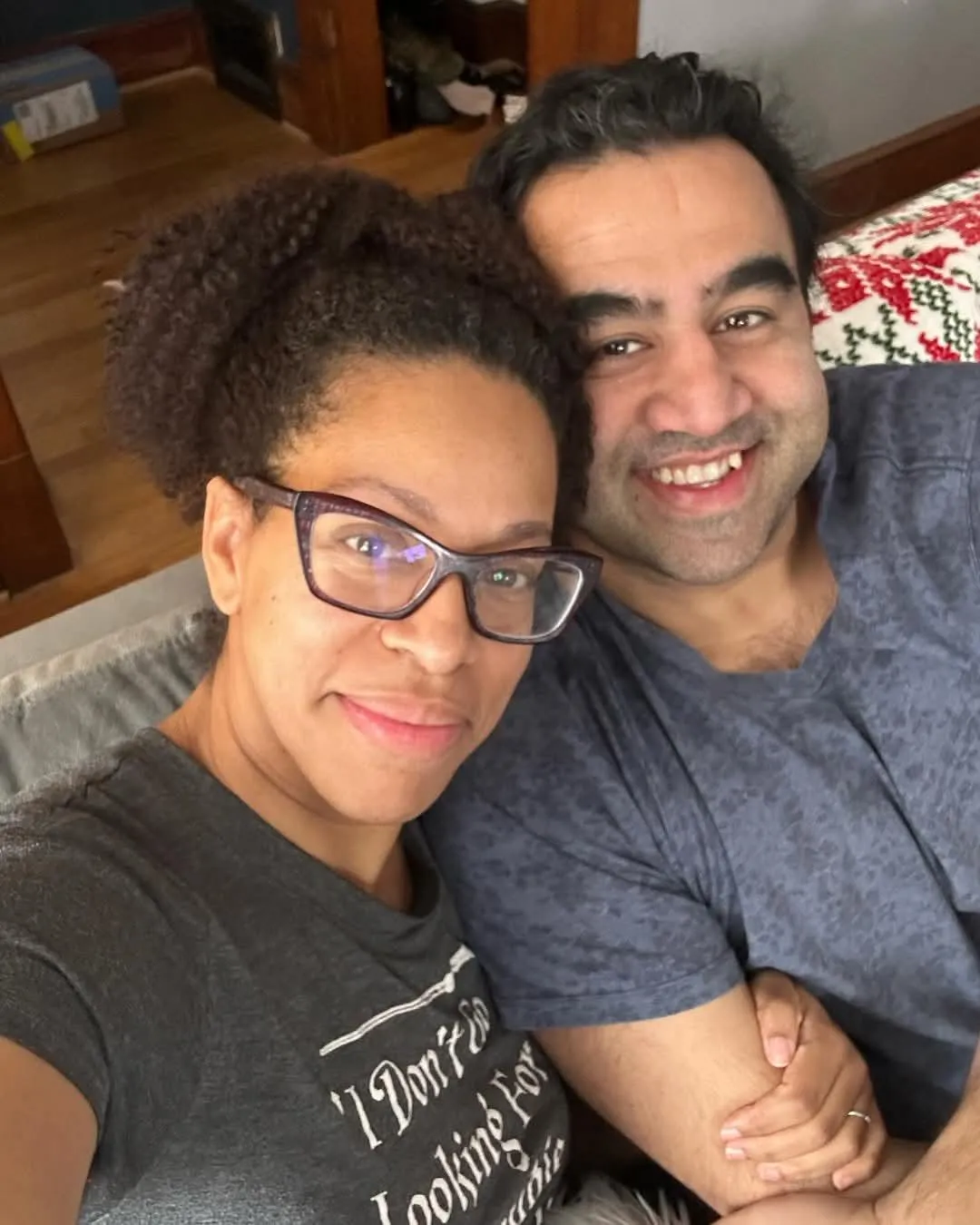 Black female 42 and Pakistani male looking for a man or couple to host and join