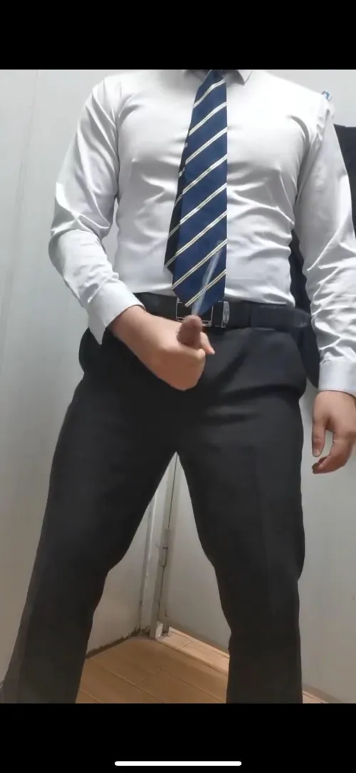 Couldn’t resist in the changing room