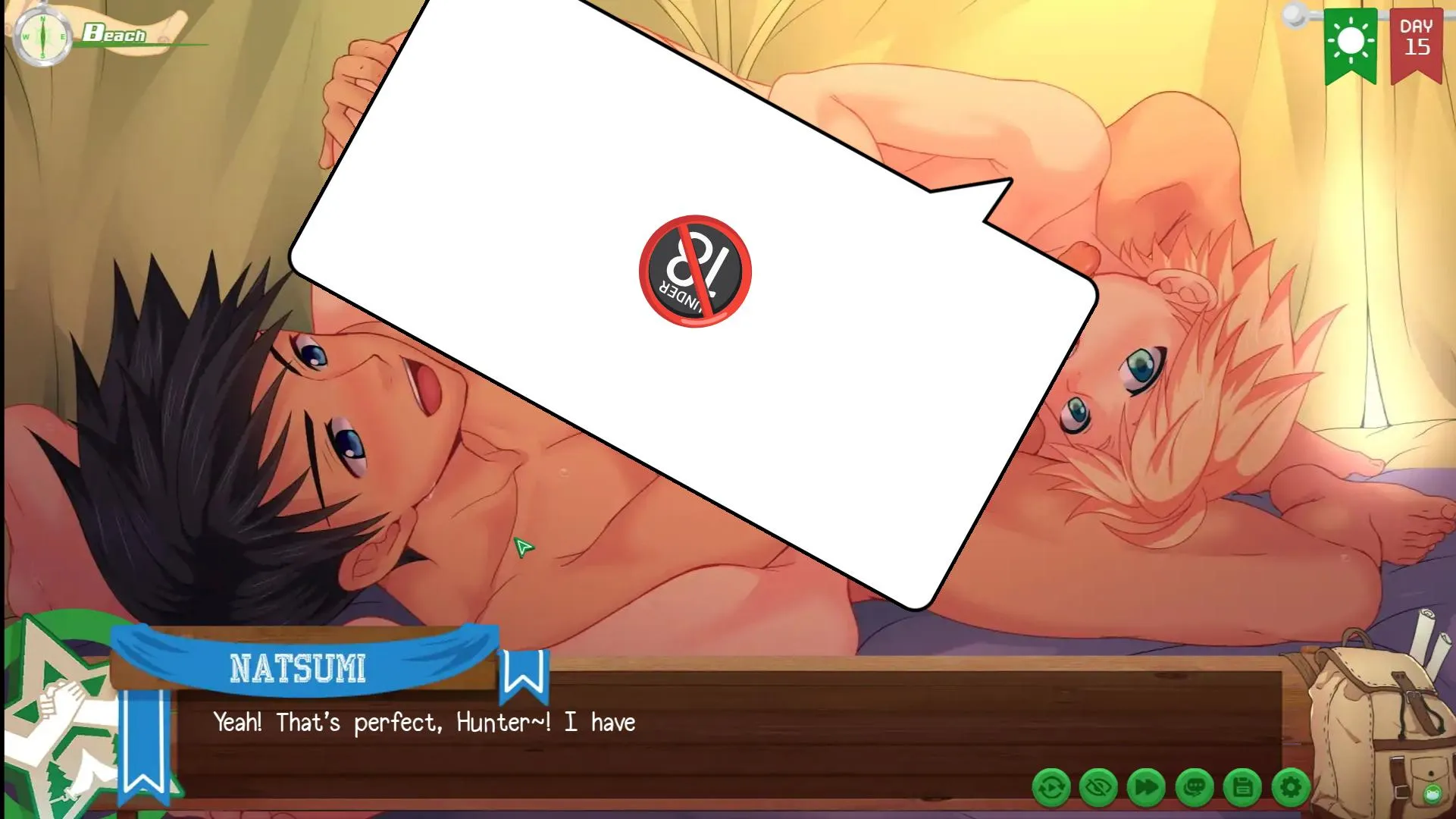 Crack  Natsumi and Hunter