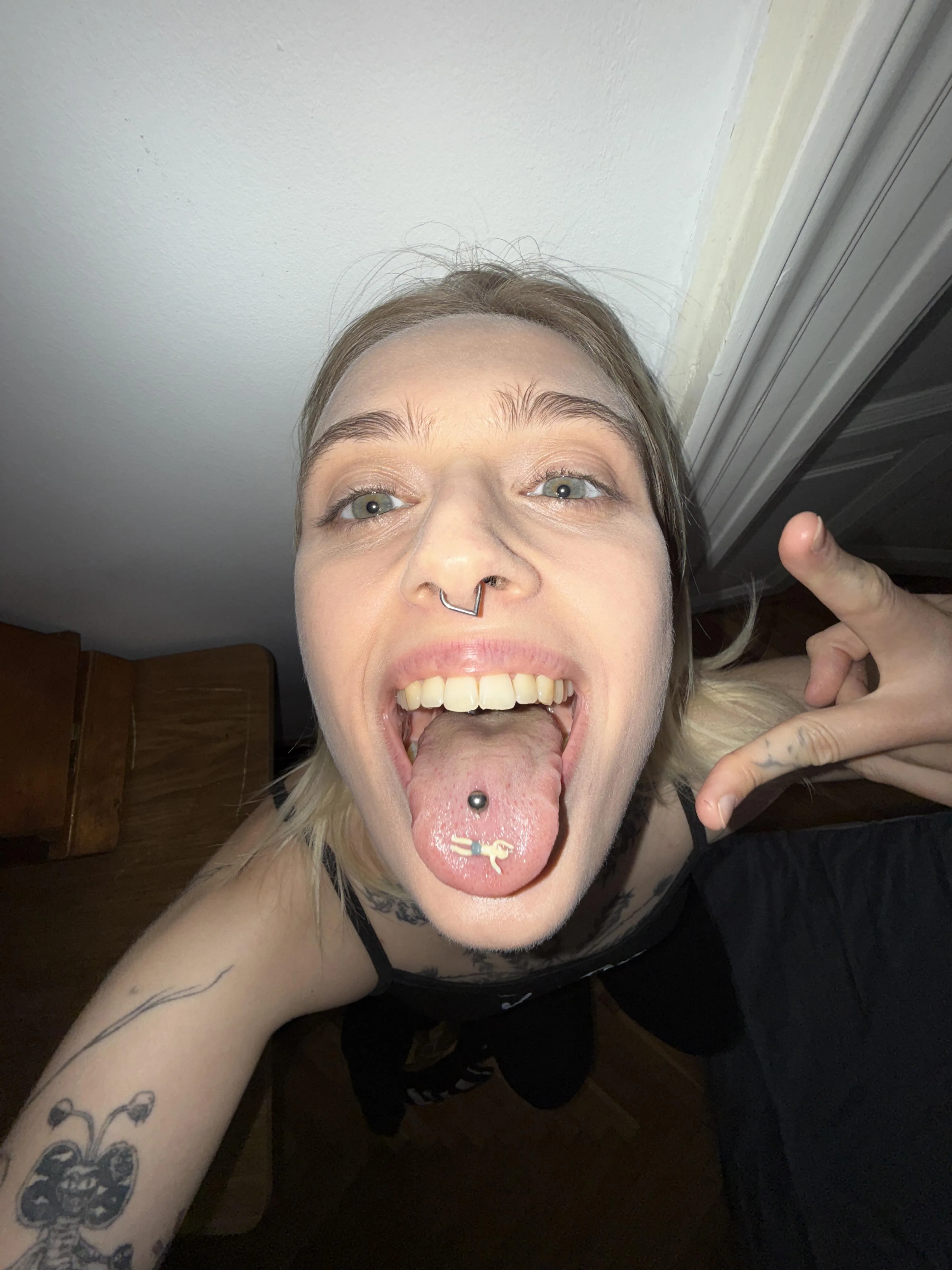 Guess I should’ve listened when they told me to keep my mouth closed… now look what flew in