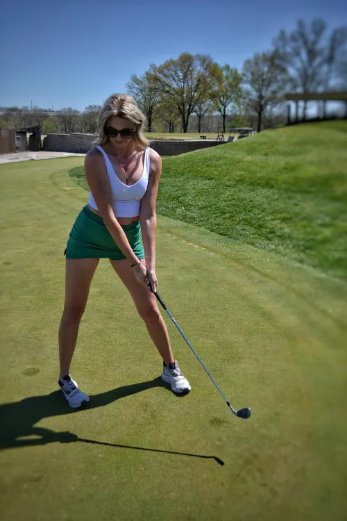 It's almost time for ErikaSwingz Golf Tournament-I'll be out on the course!  See ya there!