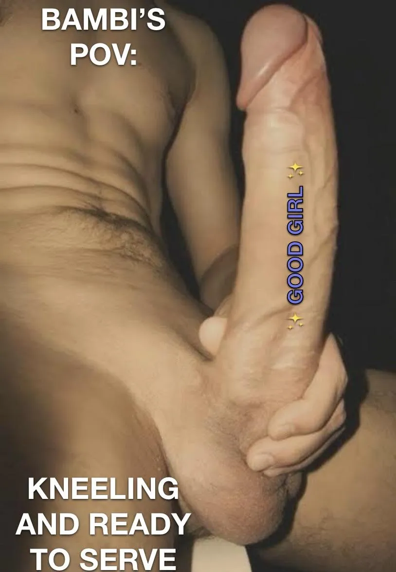 Kneel and serve daddy