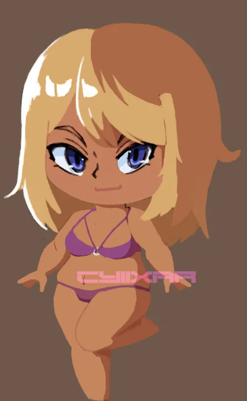 Making keychains of all the Huniepop girls!