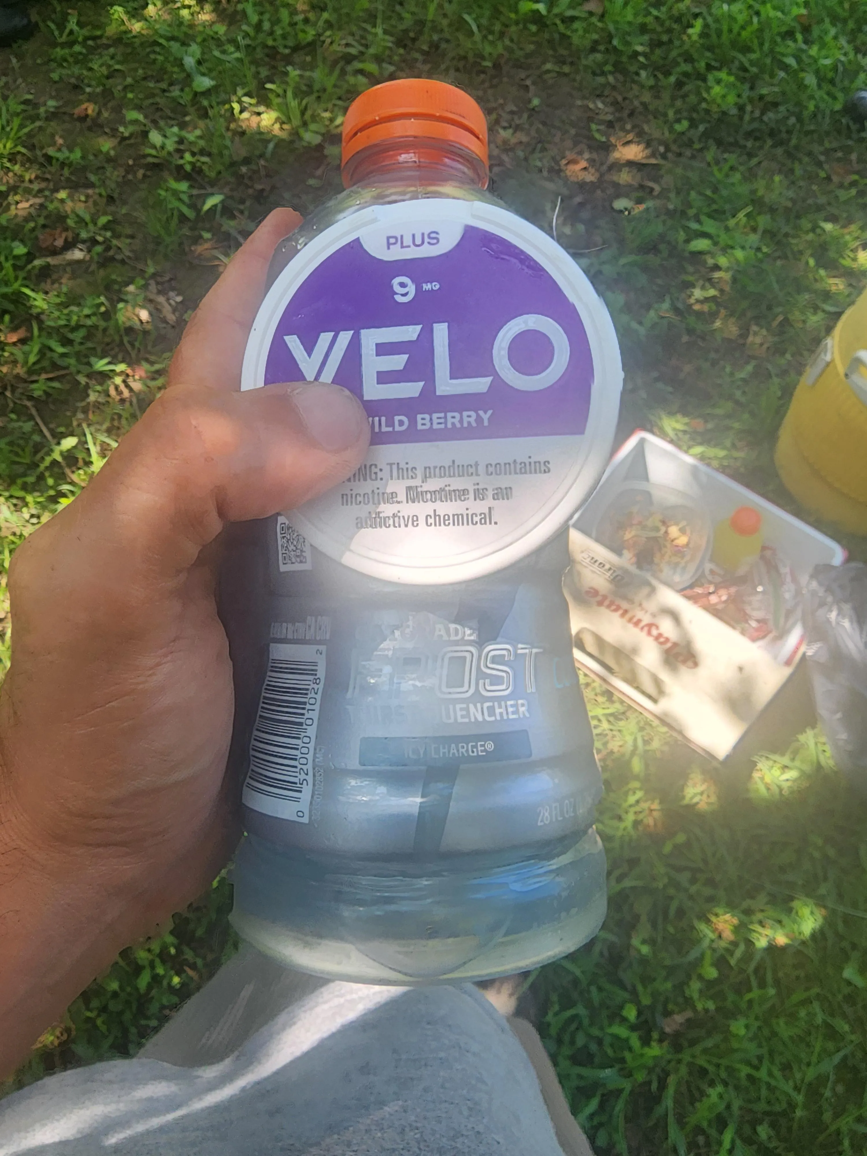 My favorite drink pair with Velo plus wild berry