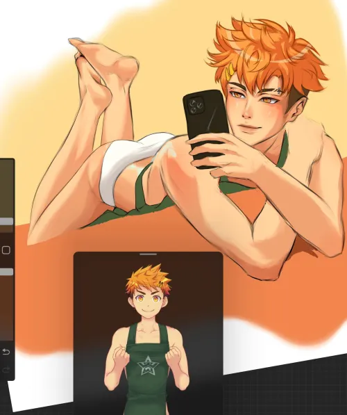 Started working on some Hiro art